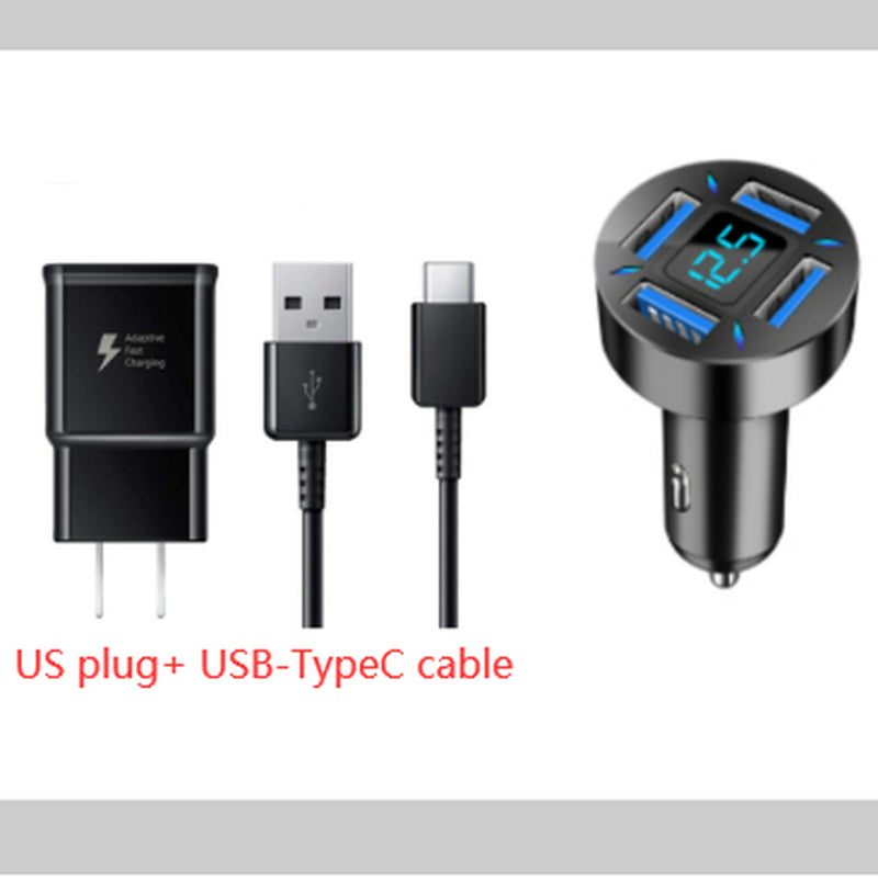 Four-Port Car Charger 4USB Car Charger