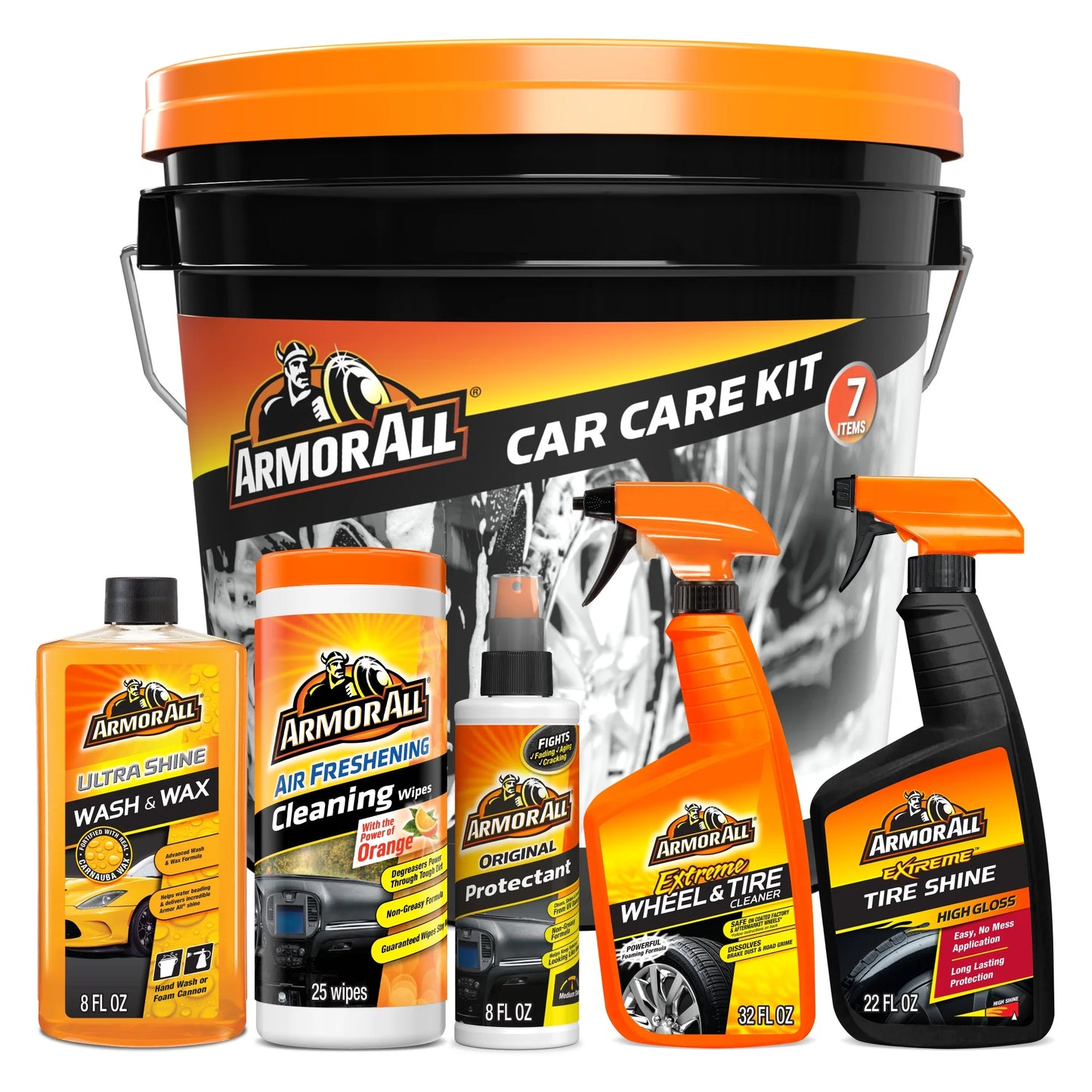 Car Cleaning Kit, 7-Piece Set