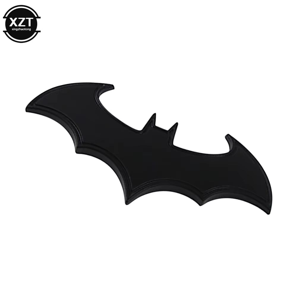 1PCS 3D Bat Shape Car Stickers Cool Metal Car Logo Emblem Sticker Stylish Decal Motorcycle Automobiles Car Styling Accessories