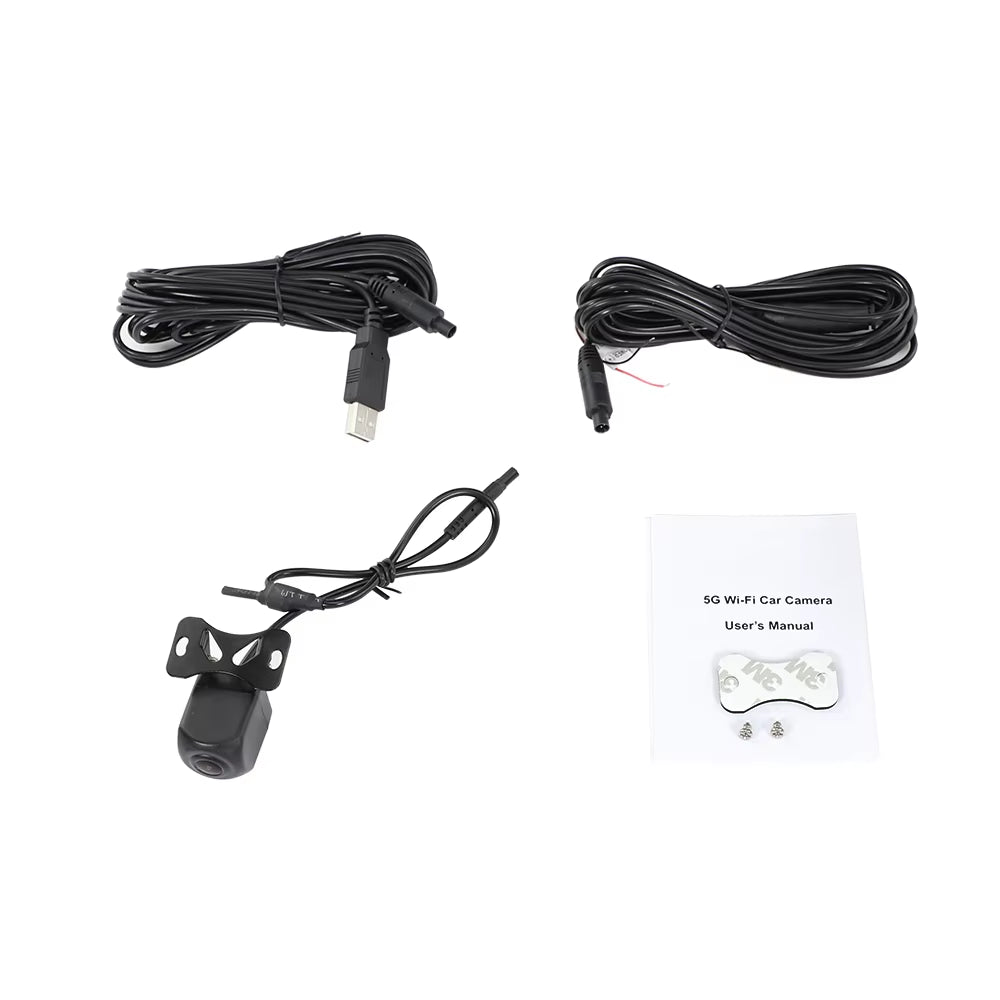 Universal Wireless Night Vision Rear View Camera HD Car Waterproof Wifi Reversing Camera 5V USB 12V Support Android IOS